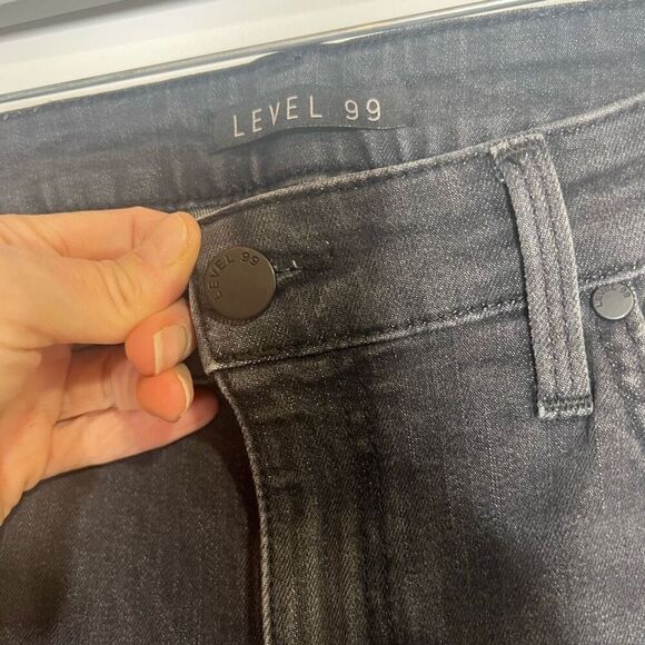 Level 99 Black Straight Leg Jeans Size 31 - Picture 4 of 10